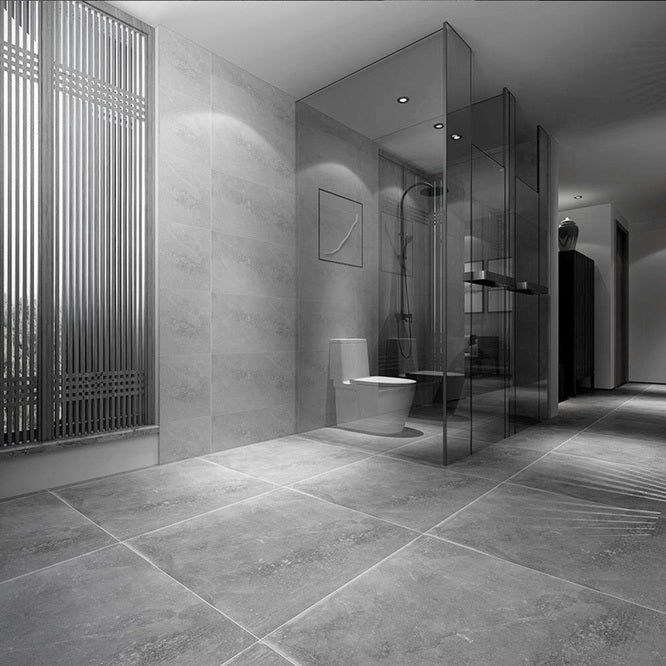 600 x 600 Tile Cracked Concrete Grey