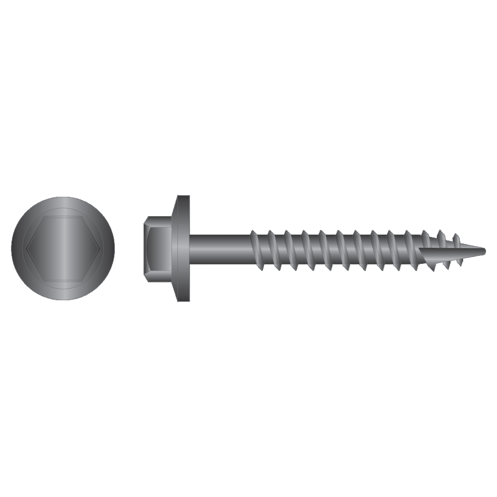 Hex Head Timber Screws, Type 17 No Neo - Galv C4