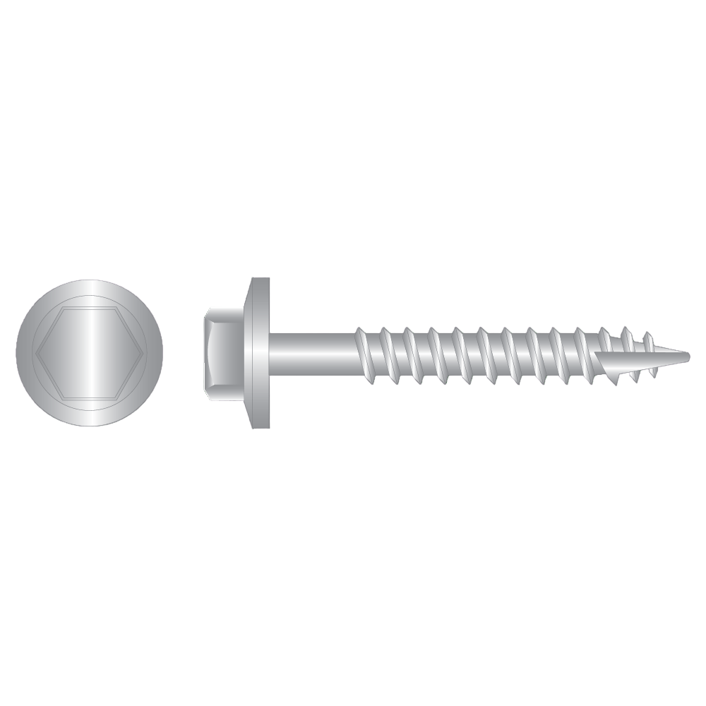 Hex Head Timber Screws, Type 17 No Neo - SS316