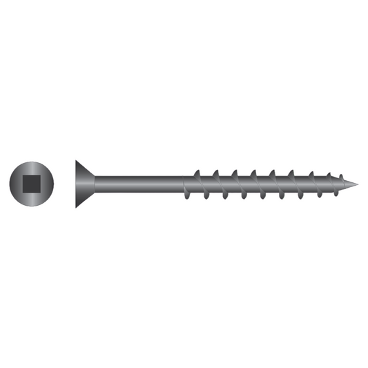 Chipboard Screws, Square Drive - Galv C3