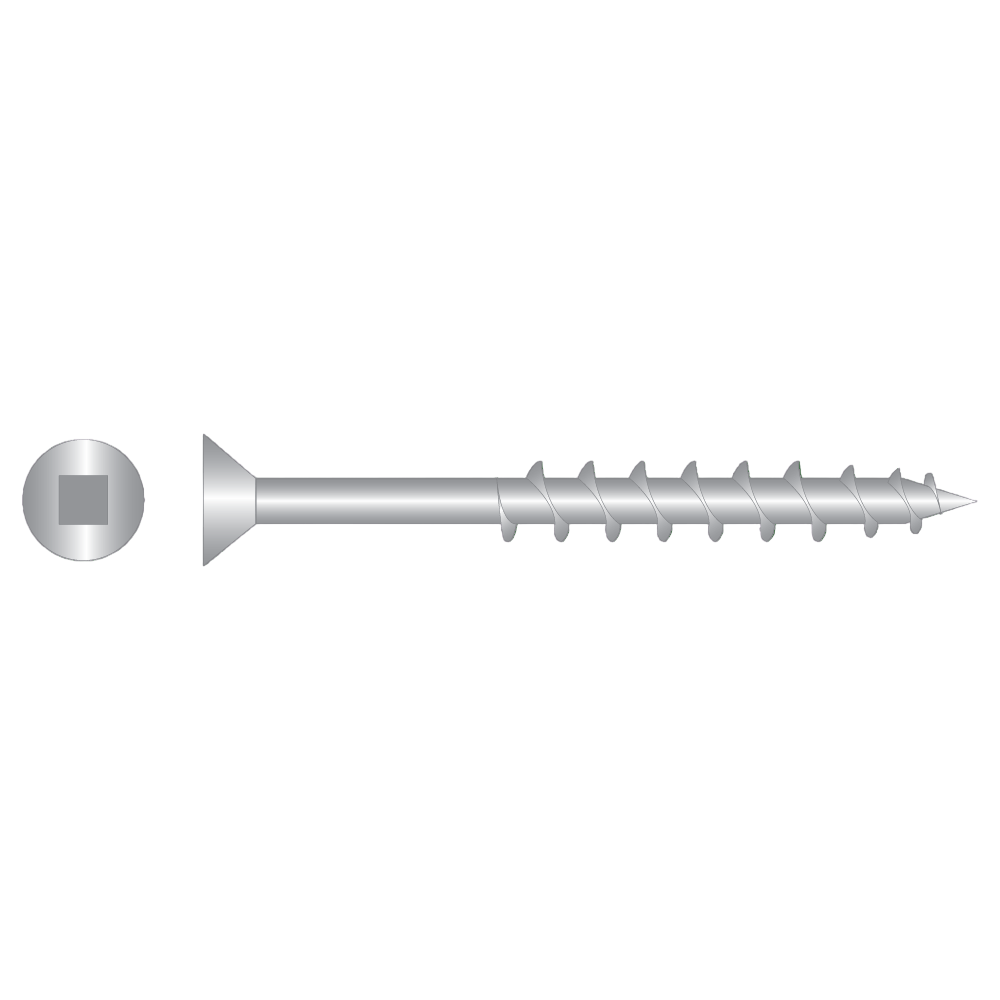 Chipboard Screws, Square Drive - SS304