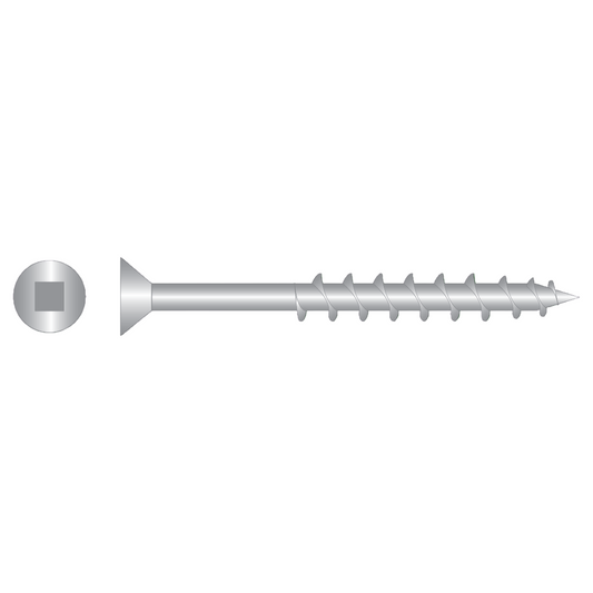 Chipboard Screws, Square Drive - SS304