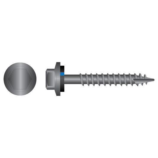 Hex Head Timber Screws, Type 17 With Neo - Galv C4